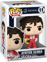 Ayrton Senna (McLaren Racing Suit) from Formula One - Pop! Rides manufactured by Funko [Front]