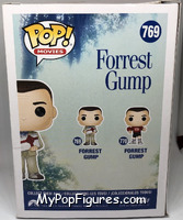 Forrest Gump (Box of Chocolates) from Forrest Gump - Pop! Vinyl Figures manufactured by Funko [Back]