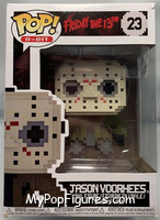 Jason Voorhees (White Mask) (8-Bit) from Friday the 13th - Pop! Vinyl Figures manufactured by Funko [Front]