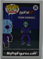 Jason Voorhees (Aqua Mask) (8-Bit) from Friday the 13th - Pop! Vinyl Figures manufactured by Funko [Back]