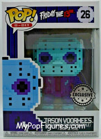 Jason Voorhees (Aqua Mask) (8-Bit) from Friday the 13th - Pop! Vinyl Figures manufactured by Funko [Front]