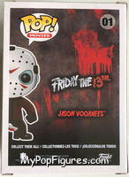 Jason Voorhees (Yellow Mask) from Friday the 13th - Pop! Vinyl Figures manufactured by Funko [Back]