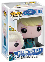 Coronation Elsa from Frozen - Pop! Vinyl Figures manufactured by Funko [Front]