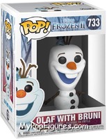 Olaf with Bruni from Frozen - Frozen II Pop! manufactured by Funko [Front]