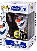 Olaf (Glow in the Dark) from Frozen - Pop! Vinyl Figures manufactured by Funko [Front]