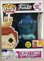 Freddy Funko (8-Bit / Blue Glow) from Funko - Pop! Vinyl Figures manufactured by Funko [Front]