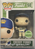 Freddy Funko (Baseball / White Shirt) from Funko - Pop! Vinyl Figures manufactured by Funko [Front]