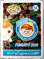 Freddy Funko (Black Robot) from Funko - Pop! Vinyl Figures manufactured by Funko [Back]