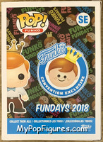 Freddy Funko (Blue Chrome) from Funko - Pop! Vinyl Figures manufactured by Funko [Back]