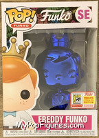 Freddy Funko (Blue Chrome) from Funko - Pop! Vinyl Figures manufactured by Funko [Front]