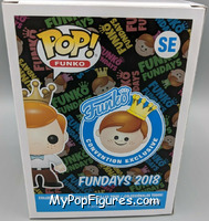 Freddy Funko (Blue Robot) from Funko - Pop! Vinyl Figures manufactured by Funko [Back]