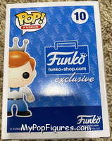 Freddy Funko (Glows in the Dark) from Funko - Pop! Vinyl Figures manufactured by Funko [Back]