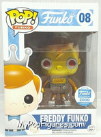 Freddy Funko (Silver / Gold Robot) from Funko - Pop! Vinyl Figures manufactured by Funko [Front]