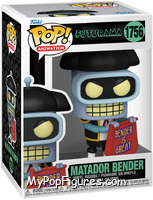 Matador Bender from Futurama - Pop! Vinyl Figures manufactured by Funko [Front]