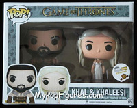 Khal & Khaleesi from Game of Thrones - Pop! Sets manufactured by Funko [Front]