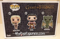 Khal / Khaleesi / Rhaegal from Game of Thrones - Pop! Sets manufactured by Funko [Back]