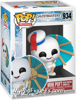 Mini Puft (with Cocktail Umbrella) (Afterlife) from Ghostbusters - Afterlife - Pop! Vinyl Figures manufactured by Funko [Front]