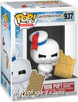 Mini Puft (with Graham Cracker) (Afterlife) from Ghostbusters - Afterlife - Pop! Vinyl Figures manufactured by Funko [Front]