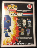 Cobra Commander (Hooded) from G.I. Joe - Pop! Vinyl Figures manufactured by Funko [Back]