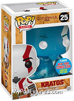 Kratos (Blue & White) from God of War - Pop! Vinyl Figures manufactured by Funko [Front]