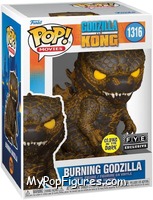 Burning Godzilla (Glows in the Dark) from Godzilla vs Kong - Pop! Vinyl Figures manufactured by Funko [Front]