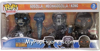 Godzilla / MechaGodzilla / Kong from Godzilla vs Kong - Pop! Vinyl Figures manufactured by Funko [Front]