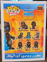 Heat Ray Godzilla (Glows in the Dark) from Godzilla vs Kong - Pop! Vinyl Figures manufactured by Funko [Back]