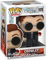 Crowley (with Apple) from Good Omens - Pop! Vinyl Figures manufactured by Funko [Front]