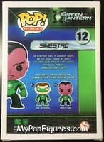 Sinestro (Metallic) from Green Lantern - Pop! Vinyl Figures manufactured by Funko [Back]