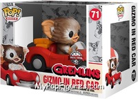 Gizmo in Red Car from Gremlins - Pop! Rides manufactured by Funko [Front]