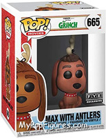 Max with Antlers from Grinch - Pop! Vinyl Figures manufactured by Funko [Front]