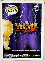 Collector (Gold) from Guardians of the Galaxy - Pop! Vinyl Figures manufactured by Funko [Back]