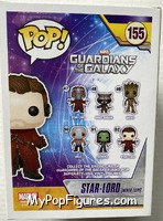 Star-Lord (Mixed Tape) from Guardians of the Galaxy - Pop! Vinyl Figures manufactured by Funko [Back]