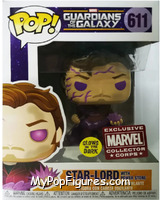 Star-Lord (Power Stone) (Glows in the Dark) from Guardians of the Galaxy - Pop! Vinyl Figures manufactured by Funko [Front]