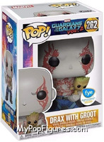 Drax (with Groot) from Guardians of the Galaxy - Volume 2 - Pop! Vinyl Figures manufactured by Funko [Front]