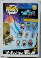 Groot (Cassette) from Guardians of the Galaxy - Volume 2 - Pop! Vinyl Figures manufactured by Funko [Back]