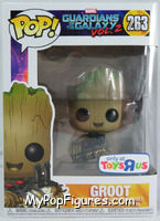 Groot (Bomb Buttons) from Guardians of the Galaxy - Volume 2 - Pop! Vinyl Figures manufactured by Funko [Front]