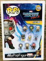 Star-Lord (One Blaster) from Guardians of the Galaxy - Volume 2 - Pop! Vinyl Figures manufactured by Funko [Back]