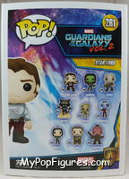 Star-Lord from Guardians of the Galaxy - Volume 2 - Pop! Vinyl Figures manufactured by Funko [Back]