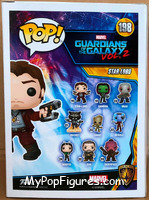 Star-Lord (Masked) (Chase) from Guardians of the Galaxy - Volume 2 - Pop! Vinyl Figures manufactured by Funko [Back]