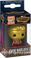 Adam Warlock from Guardians of the Galaxy - Volume 3 - Pop! Keychains manufactured by Funko [Front]