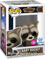 Baby Rocket (Flocked) from Guardians of the Galaxy - Volume 3 - Pop! Vinyl Figures manufactured by Funko [Front]