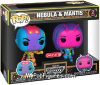 Nebula & Mantis (Blacklight) from Guardians of the Galaxy - Volume 3 - Pop! Sets manufactured by Funko [Front]