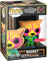 Rocket (Black Light) from Guardians of the Galaxy - Volume 3 - Pop! Vinyl Figures manufactured by Funko [Front]