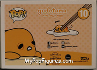 Gudetama (Laying Down) from Gudetama - Pop! Vinyl Figures manufactured by Funko [Back]