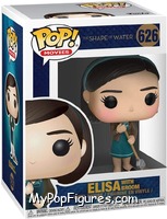 Elisa with Broom (Shape of Water) from Guillermo Del Toro - Pop! Vinyl Figures manufactured by Funko [Front]