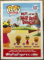 Square Bear from Hair Bear Bunch - Pop! Vinyl Figures manufactured by Funko [Back]