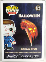 Michael Myers (Blood Splattered) from Halloween - Pop! Vinyl Figures manufactured by Funko [Back]