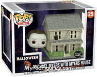 Michael Myers With Myers House from Halloween - Pop! Towns manufactured by Funko [Front]