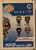 Arbiter (Gold Armor) from Halo - Pop! Vinyl Figures manufactured by Funko [Back]